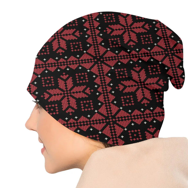 Palestinian Jordanian Tatreez Beanie