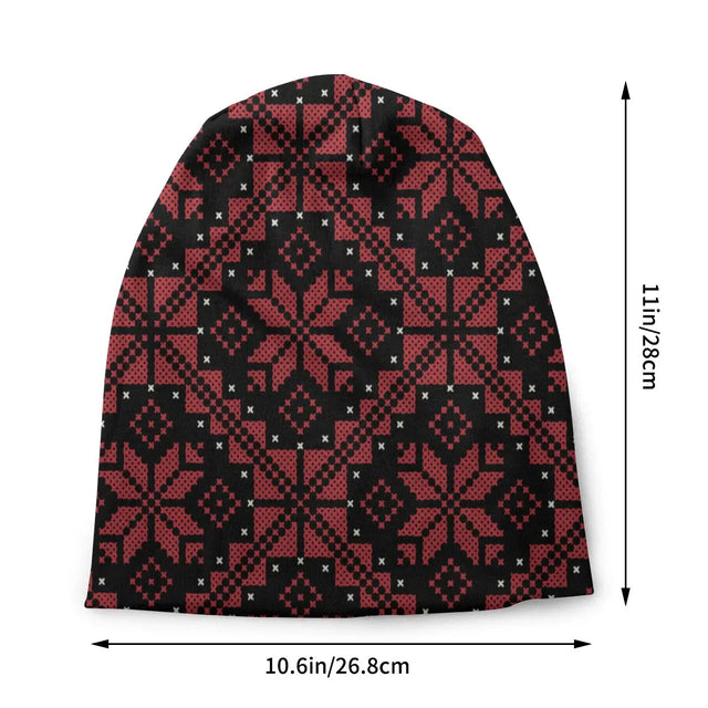 Palestinian Jordanian Tatreez Beanie