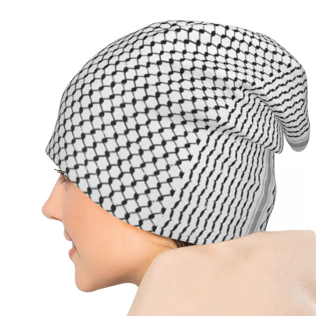 Palestine Kufiya Folk Beanie