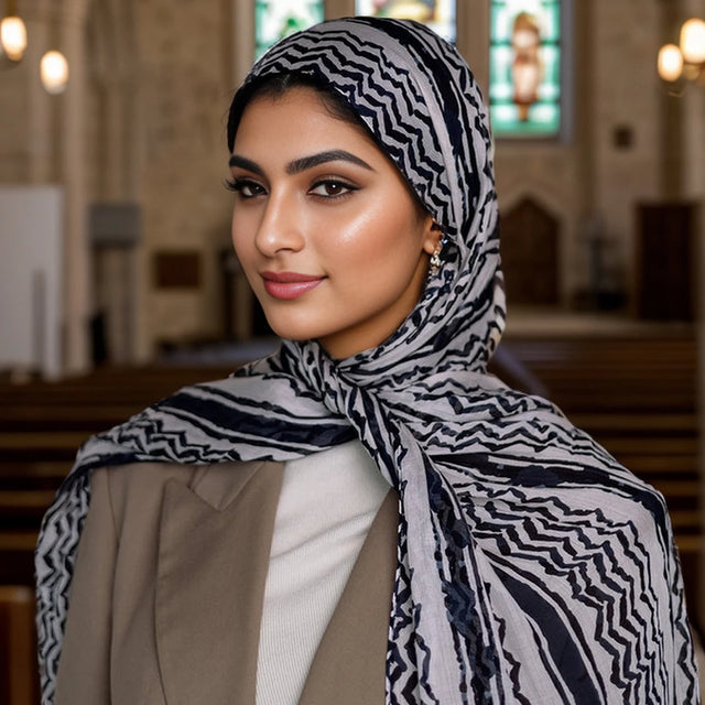 Palestine Keffiyeh Scarf for Women