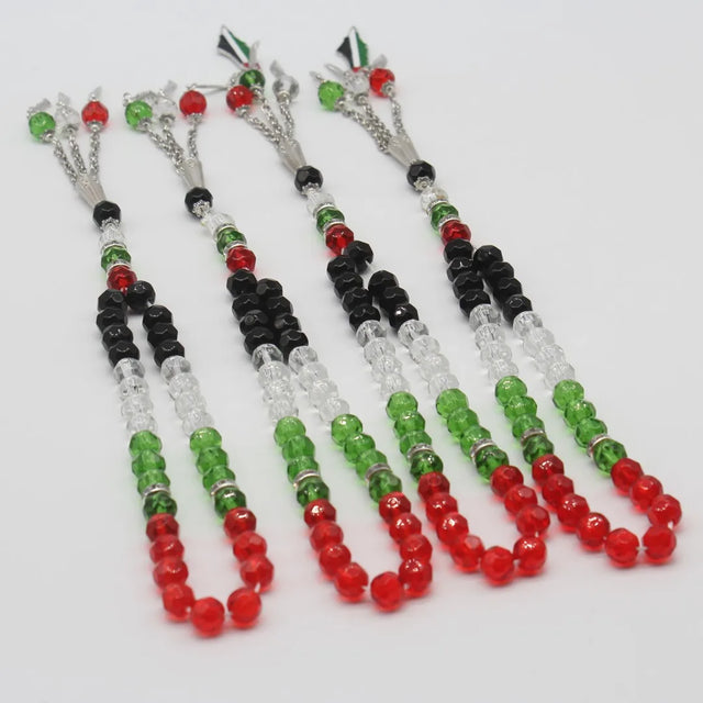 Palestinian Flag Prayer Beads Rosary (Masbaha)
