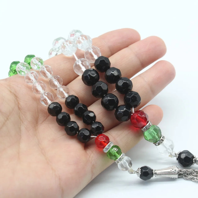 Palestinian Flag Prayer Beads Rosary (Masbaha)