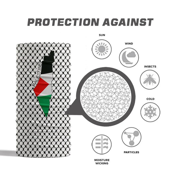 Palestine Flag Map