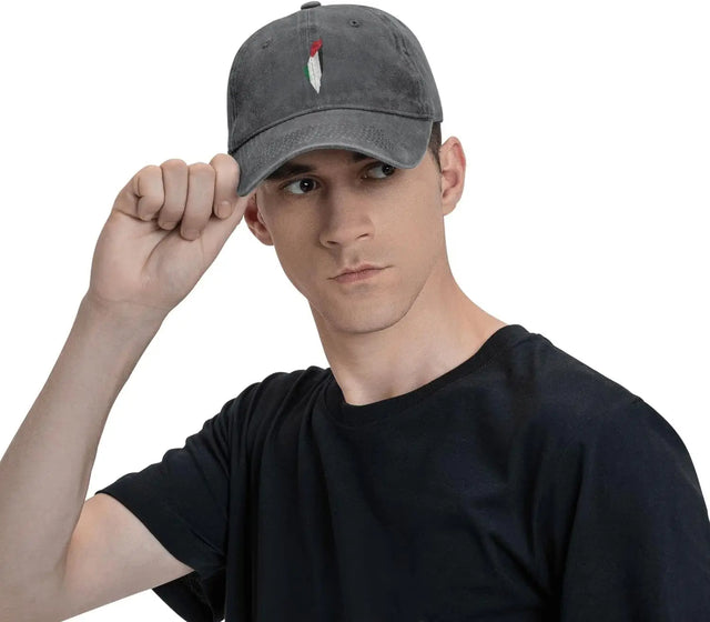Flag of Palestine Map Cap