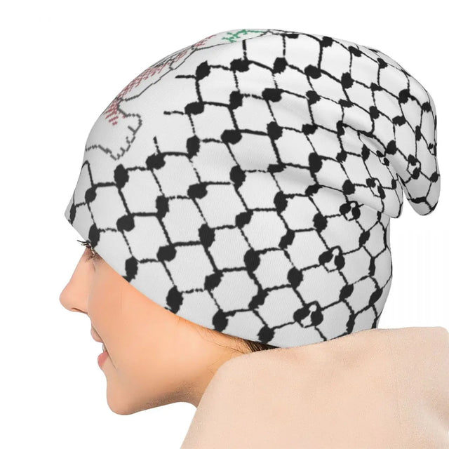 Palestine Kufiya Pattern with Hanzala Beanie