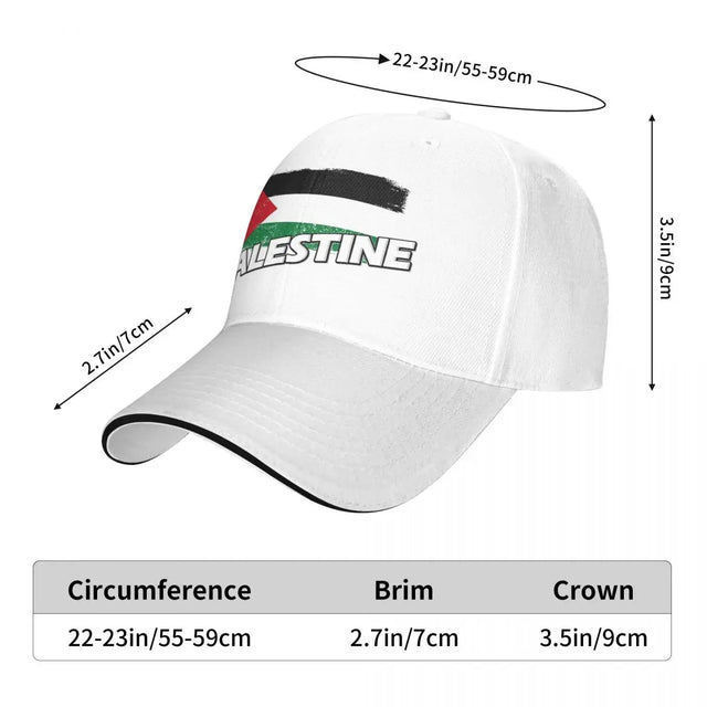 Palestine Flag Cap – Breathable Sun Protection Hat with Bold Identity