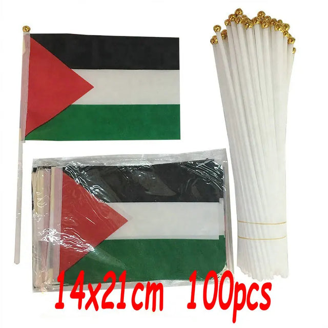 Palestine hand waving Flag