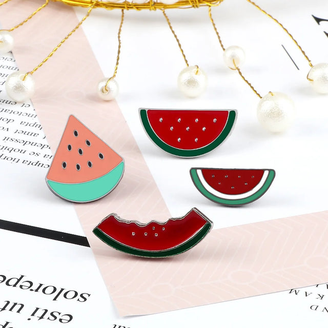 Watermelon Brooches