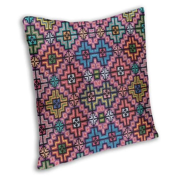 Palestinian Traditional Tatreez Cushion Cover