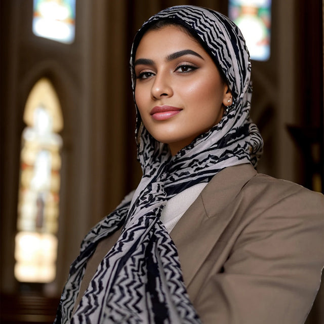 Palestine Keffiyeh Scarf for Women