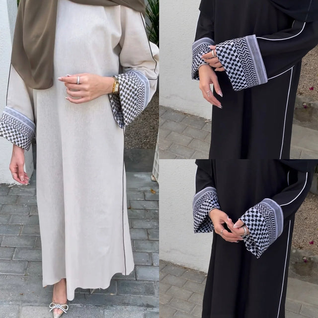 Kuffiyeh Abaya Closed Abaya & Hijab