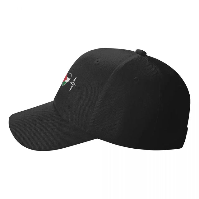 Palestine Heartbeat Cap