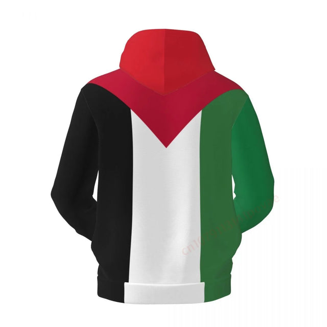 Palestine 3D Fleece Hoodie - Super Soft Unisex Sweatshirt with Pocket