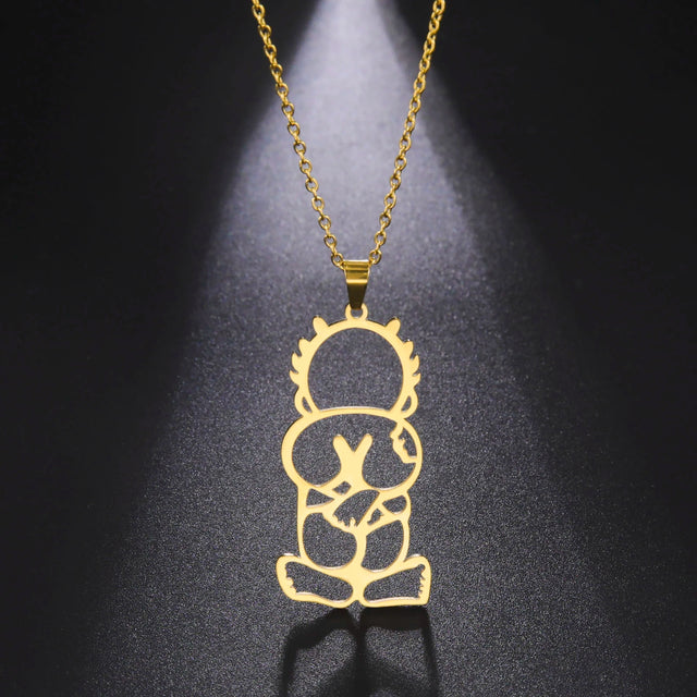 Stainless Steel Handala Palestine Pendant Necklace - Symbolic Jewelry for Men & Women, 2025 Gift