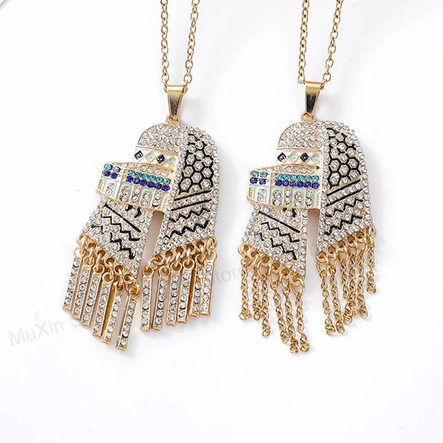 Al Aqsa Mosque Pendant Necklace - Stainless Steel Keffiyeh Charm, Arabic Jewelry Gift