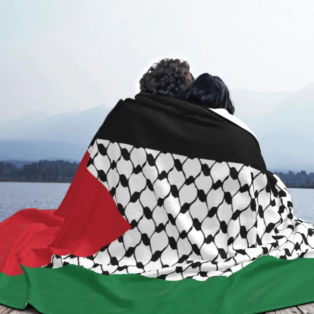 Palestine Flag Blanket