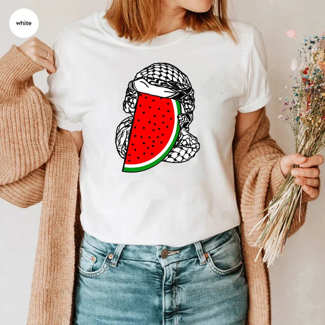 This Is Not A Watermelon Shirt - Surrealist Parody Tee for Human Rights