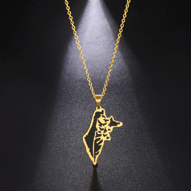 Cazador Feather Birds Pendant Necklace - Stainless Steel Link Chain, Trendy Jewelry for Men & Women