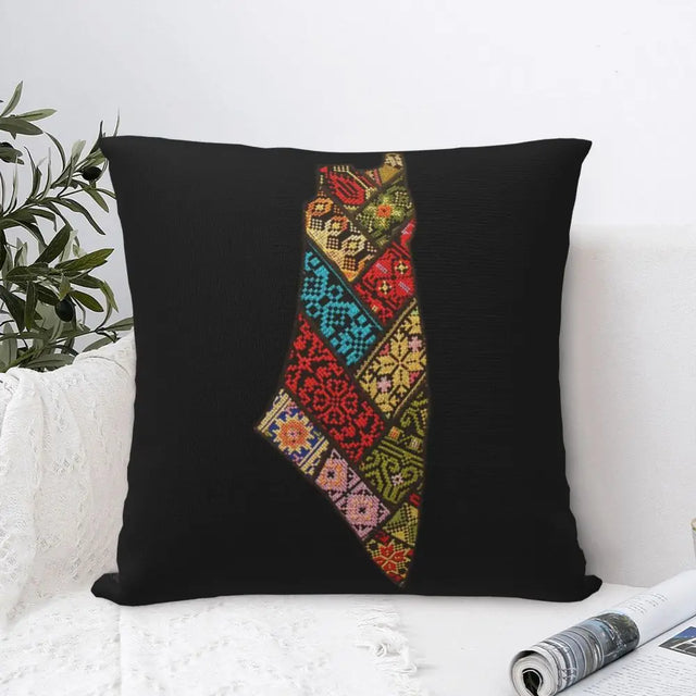 Traditional Palestinians Tatreez Cushion Cover