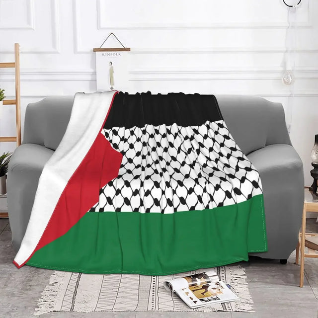 Palestine Flag Blanket