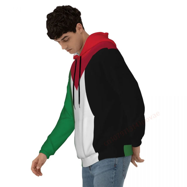 Palestine 3D Fleece Hoodie - Super Soft Unisex Sweatshirt with Pocket