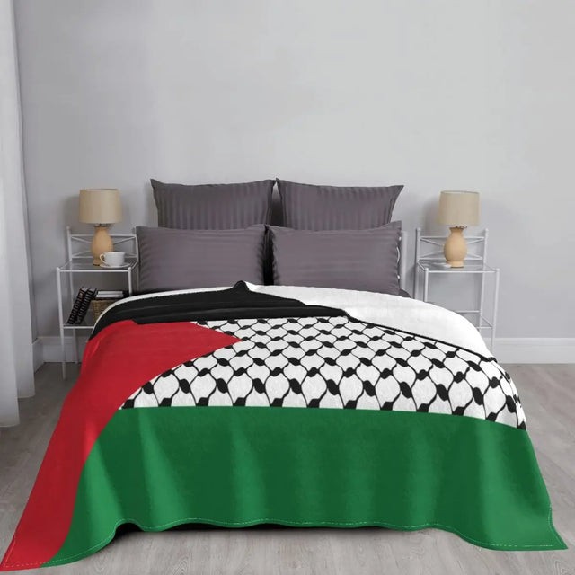 Palestine Flag Blanket