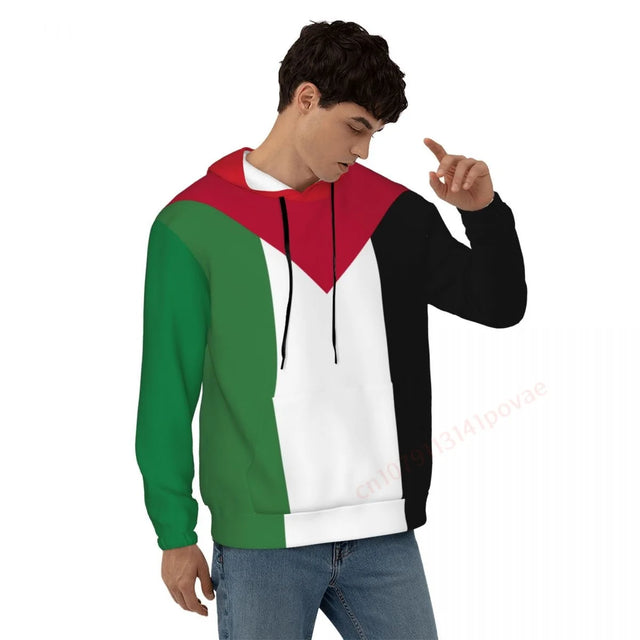 Palestine 3D Fleece Hoodie - Super Soft Unisex Sweatshirt with Pocket