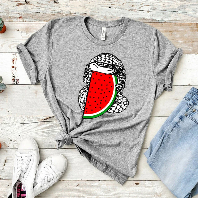 This Is Not A Watermelon Shirt - Surrealist Parody Tee for Human Rights