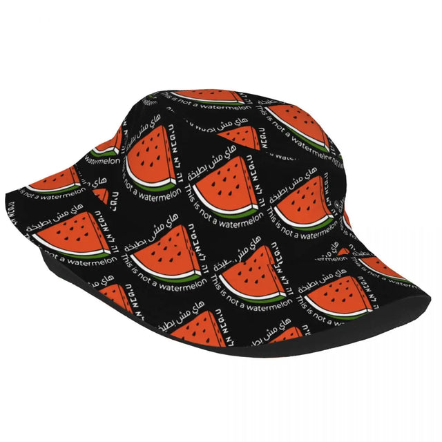 It’s Not a Watermelon Bucket Hat – Statement Sun Hat for Palestine Support