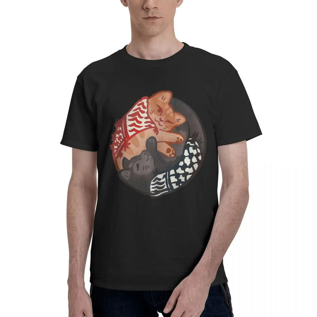 Cat Lovers T-Shirt – Cute Casual Cotton Tee for Feline Fans