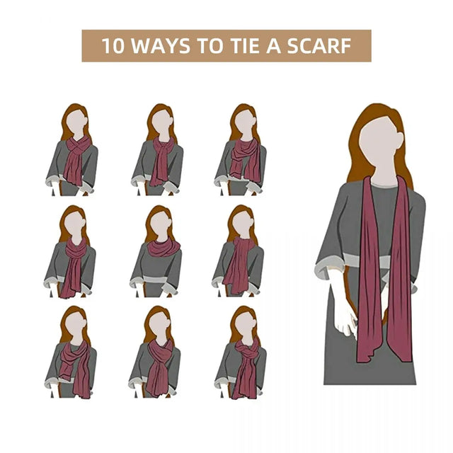 Arabic Folk Kufiya Hatta Shawl - Traditional Keffiyeh Pattern Scarf for Women