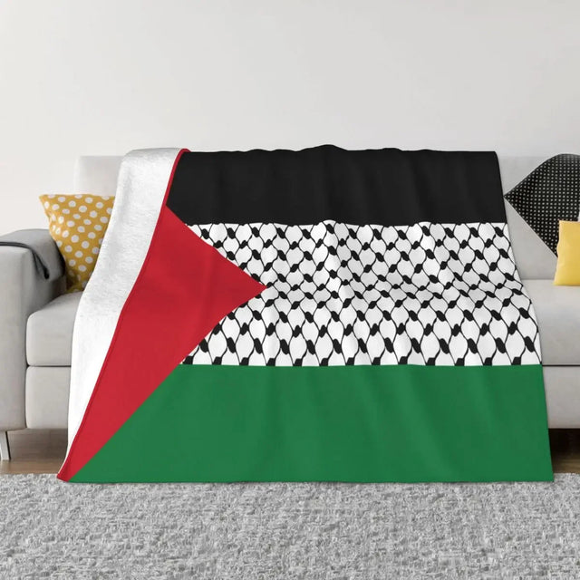 Palestine Flag Blanket