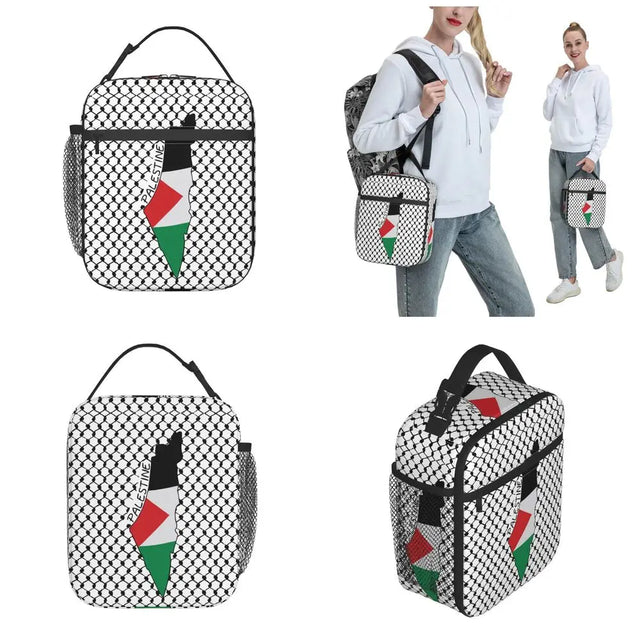Palestine Flag with Kuffiyeh