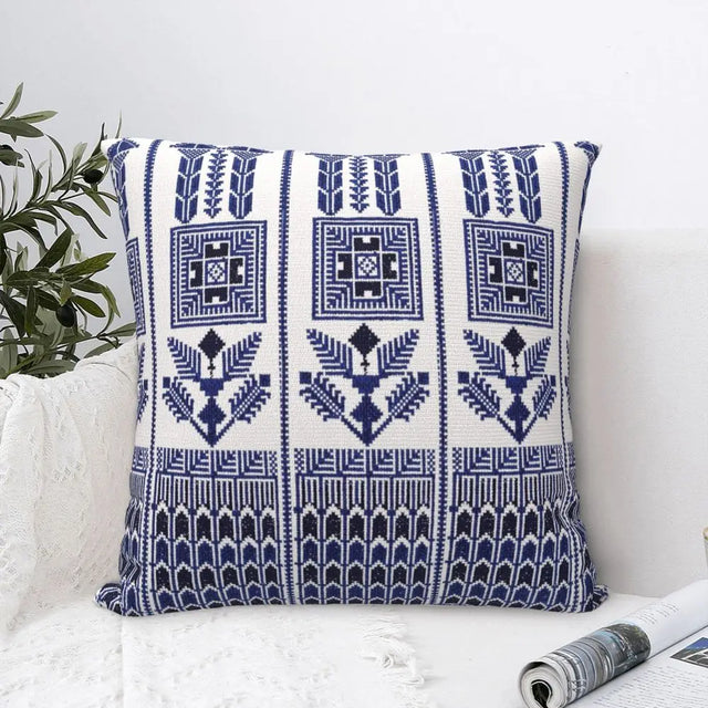Traditional Palestinians Tatreez Cushion Cover