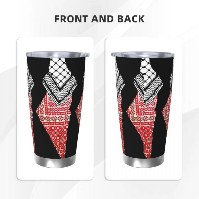 Palestinian Kuffiyeh Map, 20oz