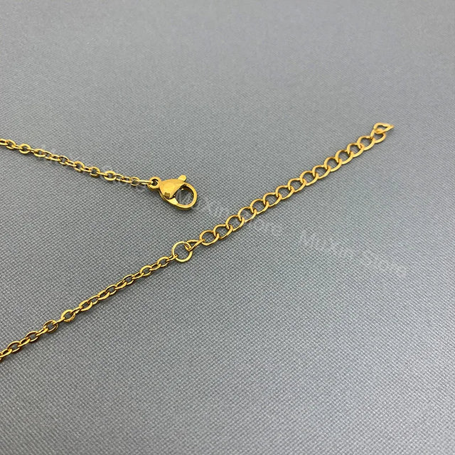 Al Aqsa Mosque Pendant Necklace - Stainless Steel Keffiyeh Charm, Arabic Jewelry Gift