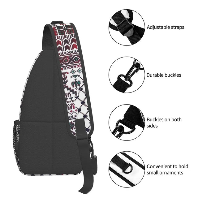 Palestine Traditional Tatreez with Kufiyeh