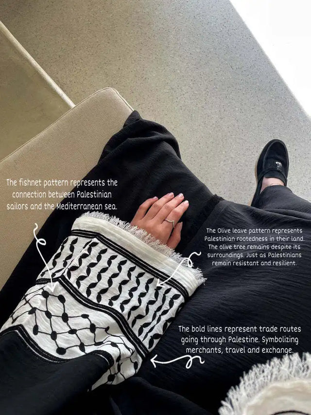 Palestine Kufiyyeh Abaya