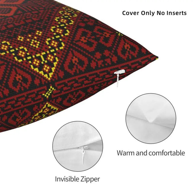 Traditional Palestinians Tatreez Cushion Cover