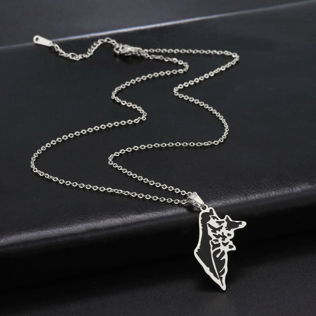 Cazador Feather Birds Pendant Necklace - Stainless Steel Link Chain, Trendy Jewelry for Men & Women